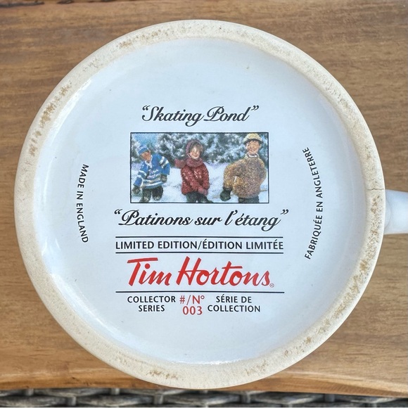 Tim Hortons “Skating Pond” Collector Mug #003 Limited Edition Hockey Scene - Picture 6 of 8